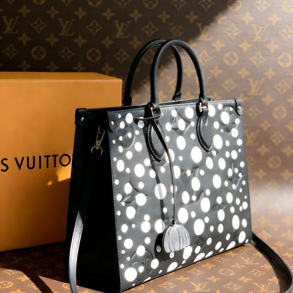 <AUTHENTIC>Louis Vuitton  Yayoi in Black - Picture 5 of 7